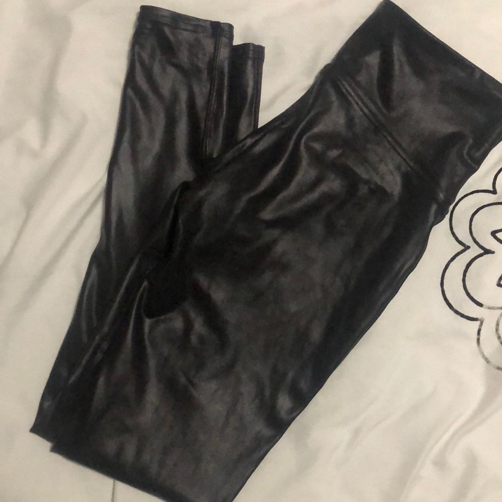 Spanx faux leather leggings